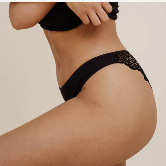Menstruations-Slip Doris normal & strong - schwarz