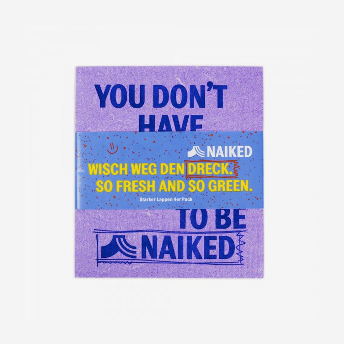 Strong cloth from NAIKED, pack of 4