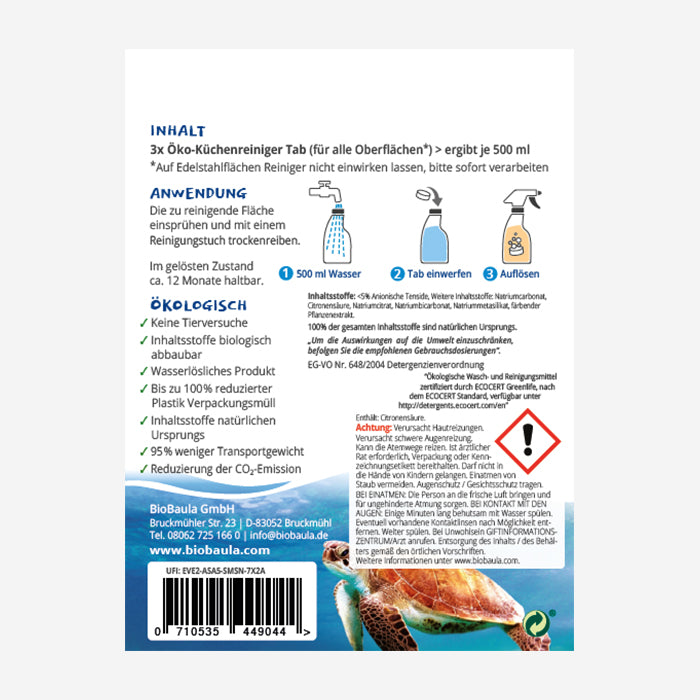 Eco Cleaning Tabs: Set of 3 Kitchen