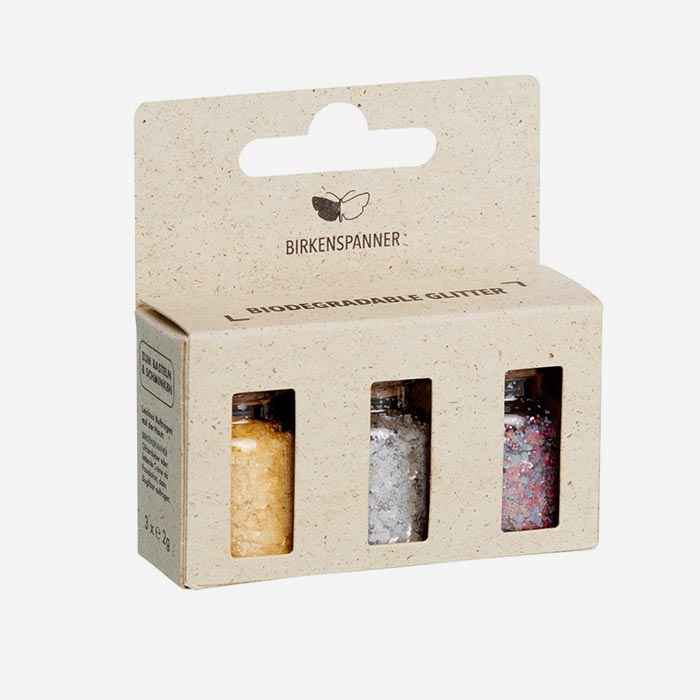 Glitter, biodegradable – Collection of 3